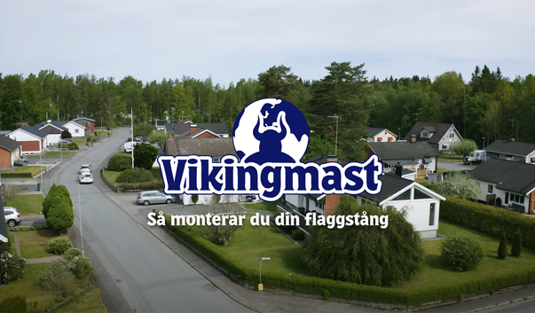 Lär dig montera din flaggstång själv!